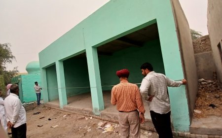 ਵਿਜੀਲੈਂਸ ਦੀ ਟੀਮ ਵੱਲੋਂ ਚੱਕ ਅਰਨੀਵਾਲਾ ਉਰਫ ਕਟੀਆਂ ਵਾਲੀ ਵਿੱਚ ਕੀਤੀ ਗਈ ਵਿਕਾਸ ਕਾਰਜਾਂ ਦੀ ਜਾਂਚ